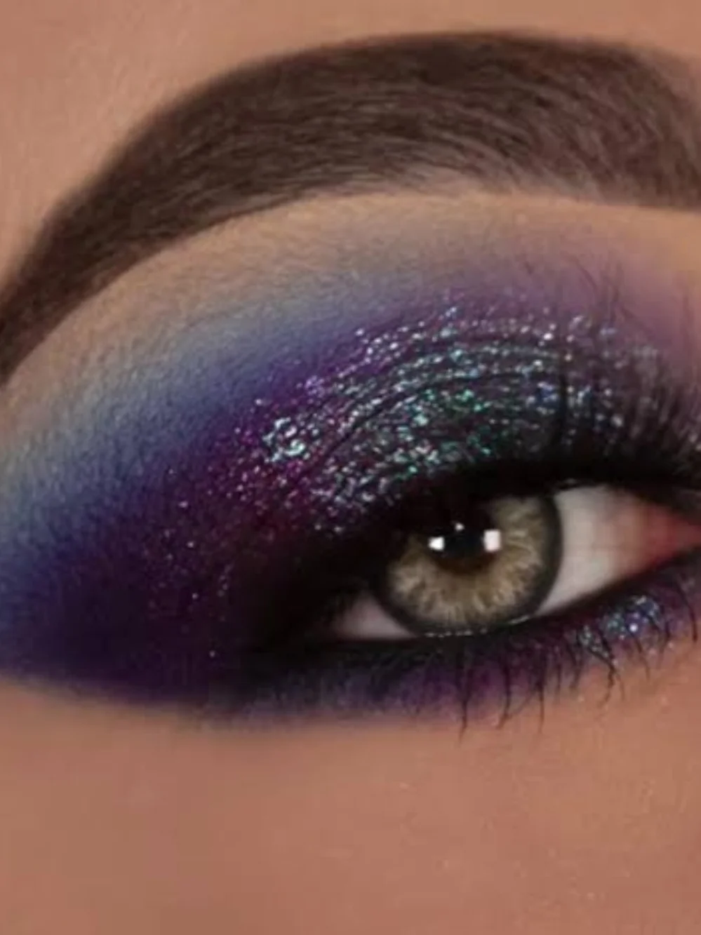 Pressed Eyeshadow Single - Midnight (Black With Purple Glitter Flecks) 0.05oz